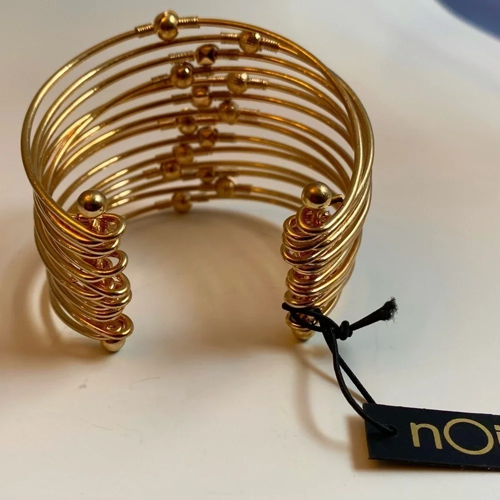 nOir Cage Cuff Bracelet